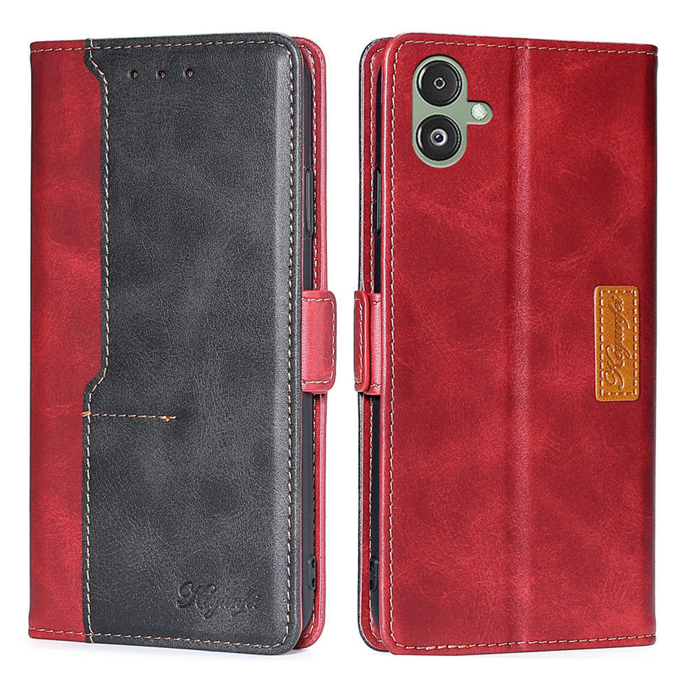 For Samsung Galaxy F14 5G PU Leather Cover Contrast Color Wallet Stand Flip Phone Case For Samsung Galaxy F14 5G PU Leather Cover Contrast Color Wallet Stand Flip Phone Case
